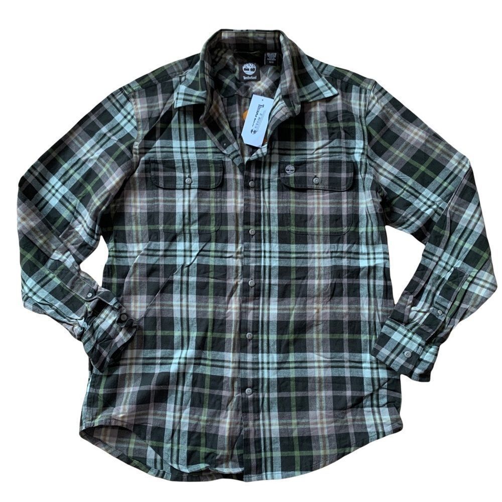 New Timberland Plaid Long sleeve shirt